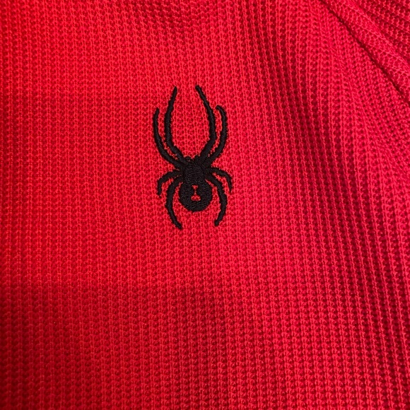 Spyder Men's Red and Black Zip-Up jacket - Picture 3 of 9